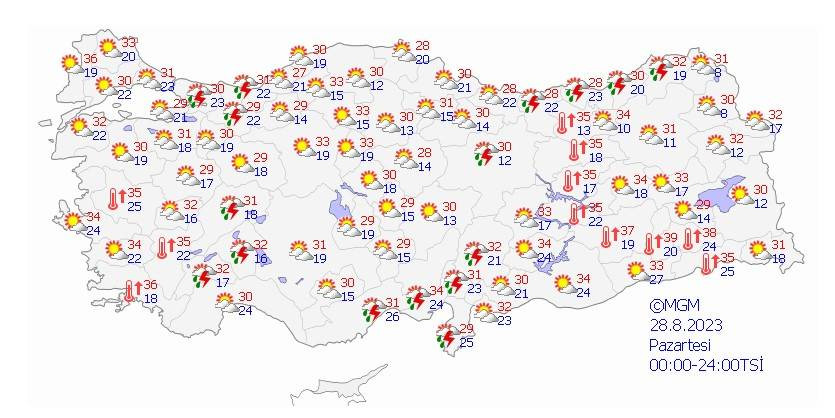 Meteoroloji’den o iller için sağanak uyarısı. Hafta sonu hava nasıl olacak? - Resim: 16